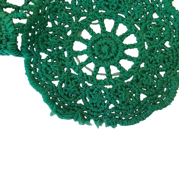 Anthropologie Kindred Embroidered Boho Crochet Lace Cottagecore Festival Top 1X - Picture 11 of 16